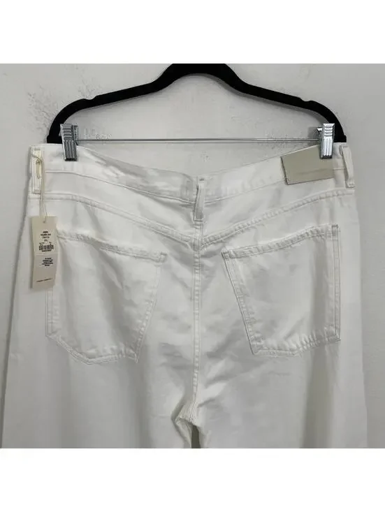 Citizens Of Humanity Annina Trouser Jeans Soft White Size 33 NWT $228msrp - Picture 9 of 14
